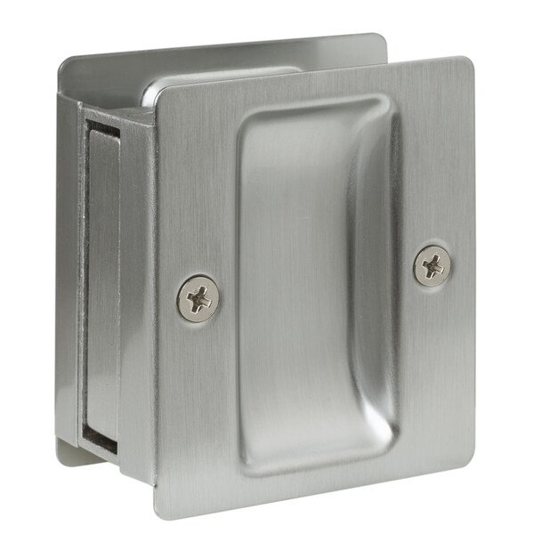 Sure-Loc Hardware Sure-Loc Hardware Round Pocket Door Pull, Privacy, Flat Black DP-R02 FBL - main